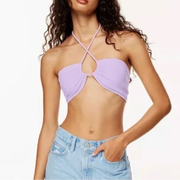 Aritzia Tops - Final Price! Aritzia Cora Sunday Best Lavender Halter Top